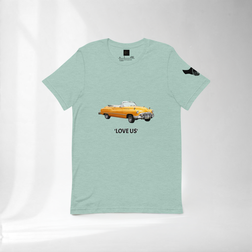 (Dusty Blue) Casual T-shirt for daily wear
