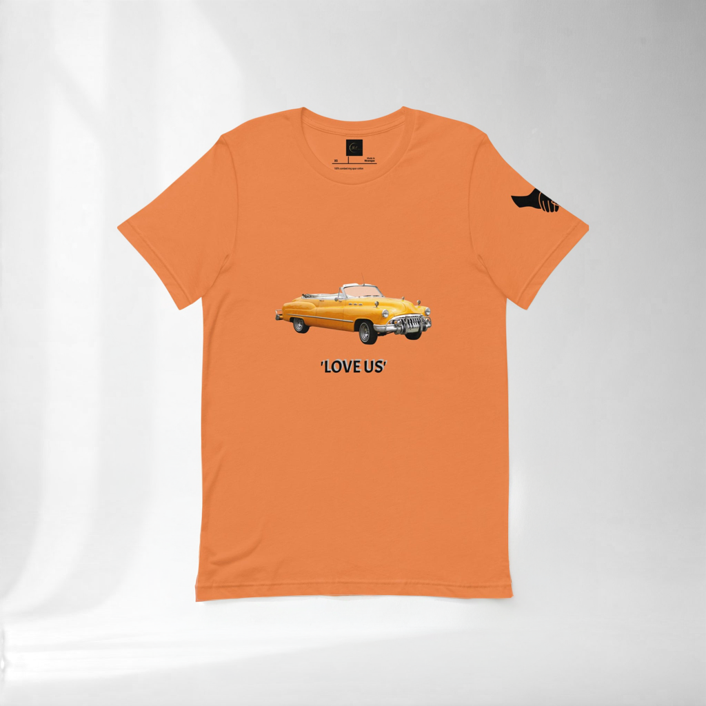 (Burnt Orange) Casual T-shirt for daily wear