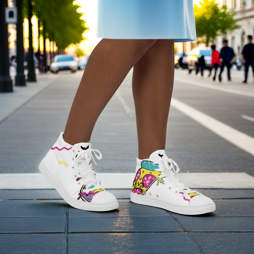 Women’s High Top Canvas Shoes(Peps)