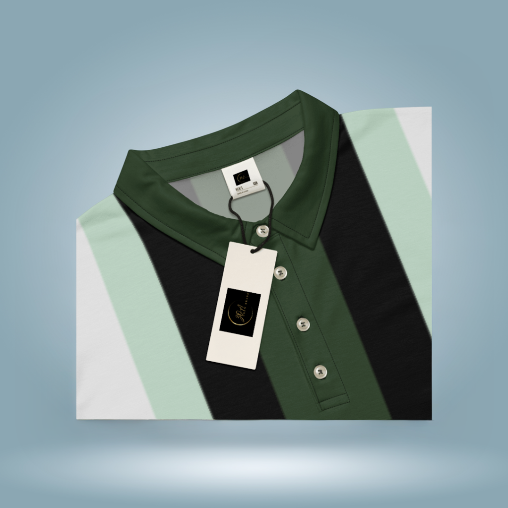 Men's Slim Fit Polo(Green)