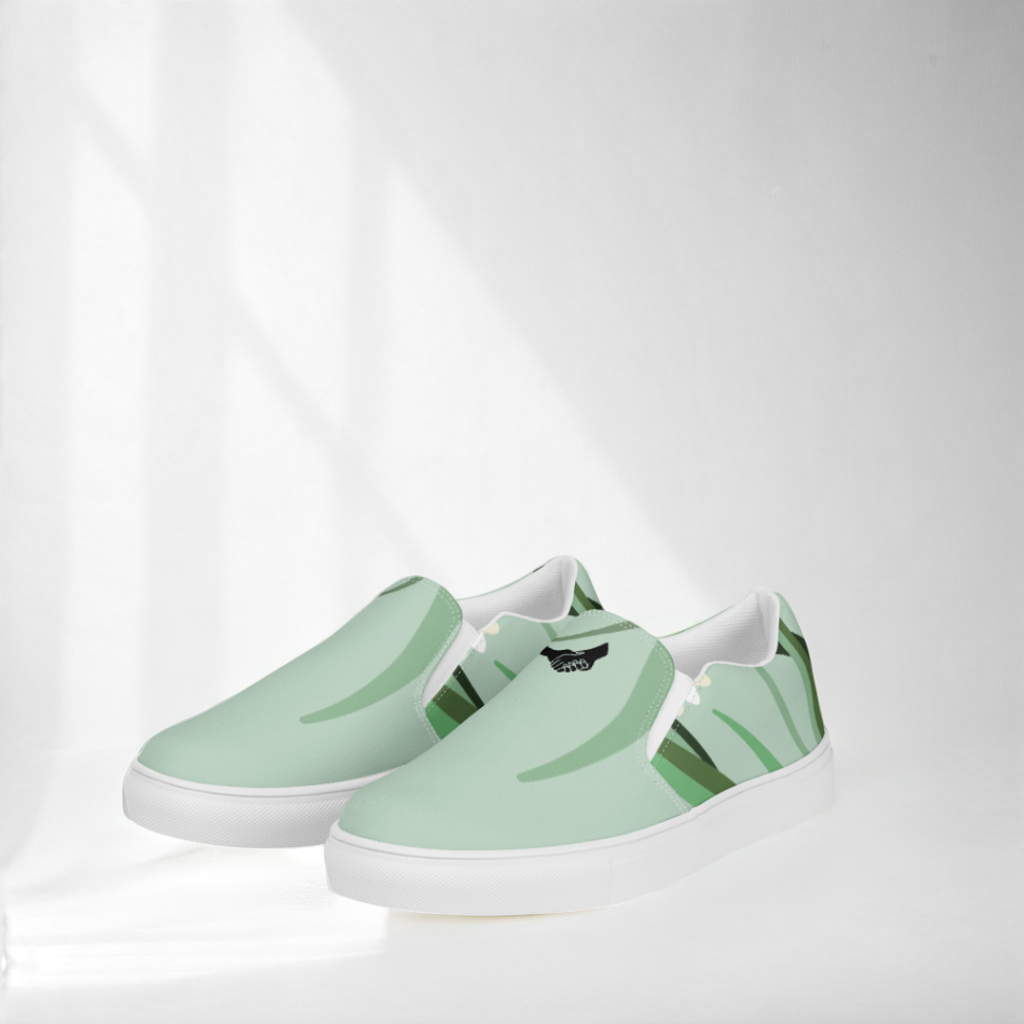Women's Slip-on Canvas Shoes (Grass)