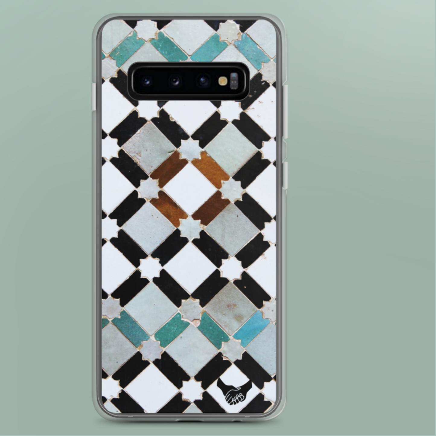 Samsung® s10+ clear case designed with shockproof corners