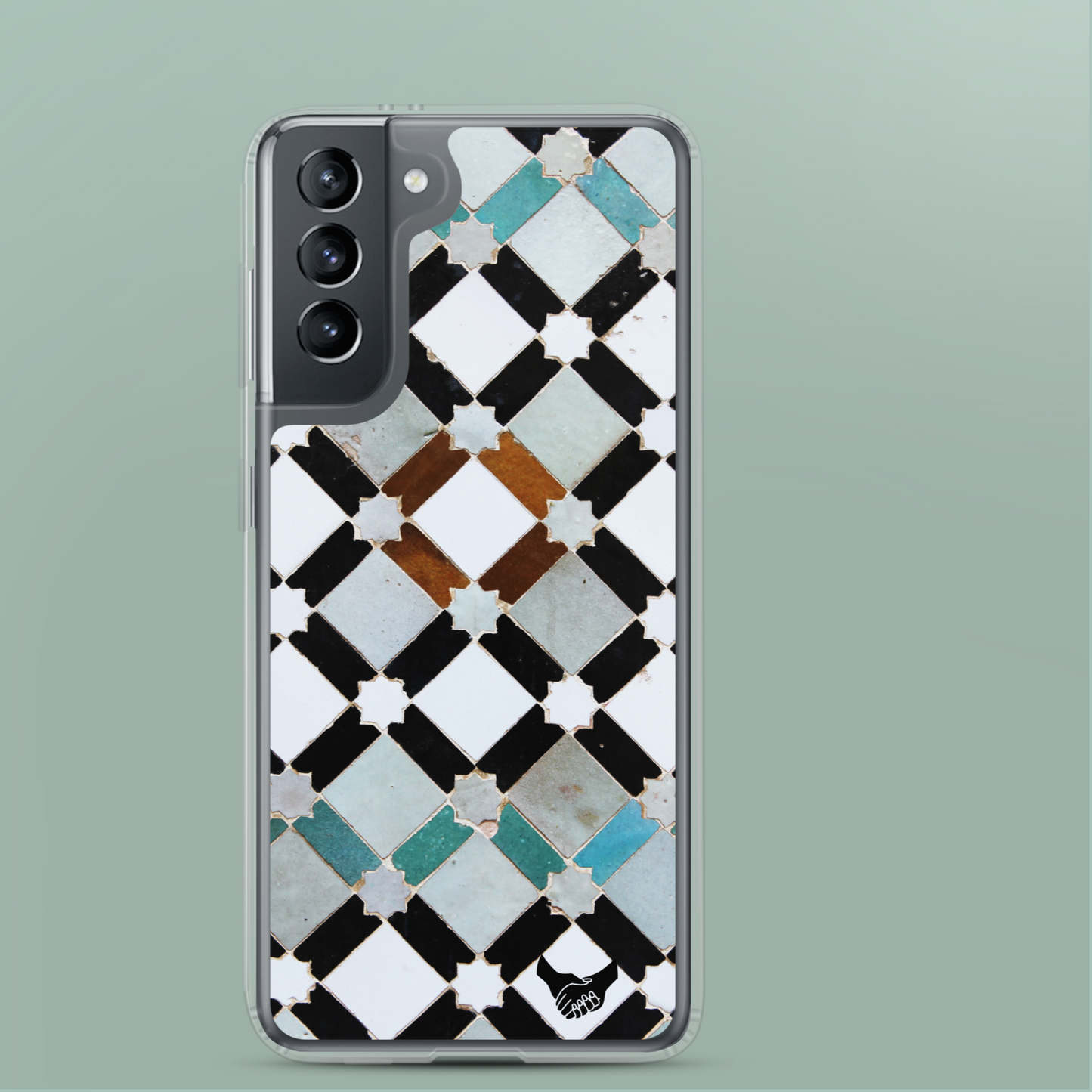 Samsung® s21 clear case designed with shockproof corners