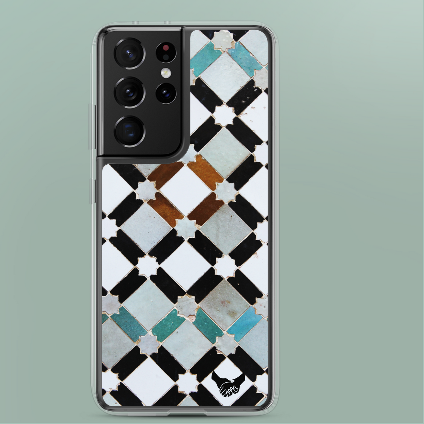 Samsung® s21 ultra clear case designed with shockproof corners