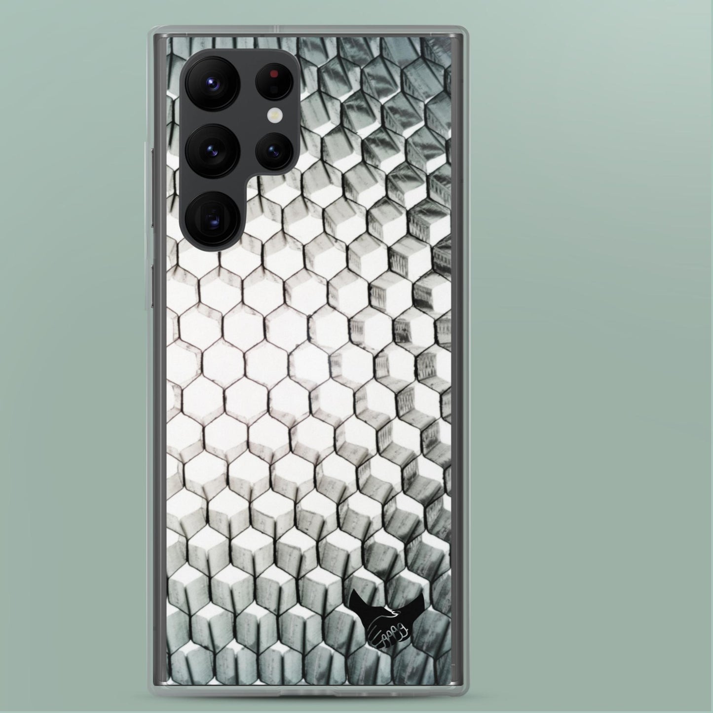 Samsung® s22 ultra clear case designed with shockproof corners