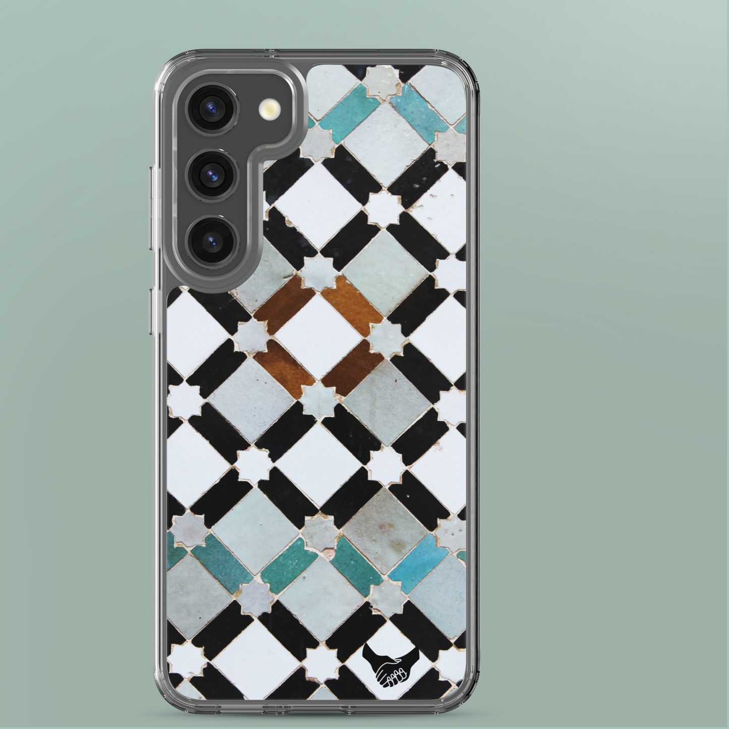 Samsung® s23 plus clear case designed with shockproof corners