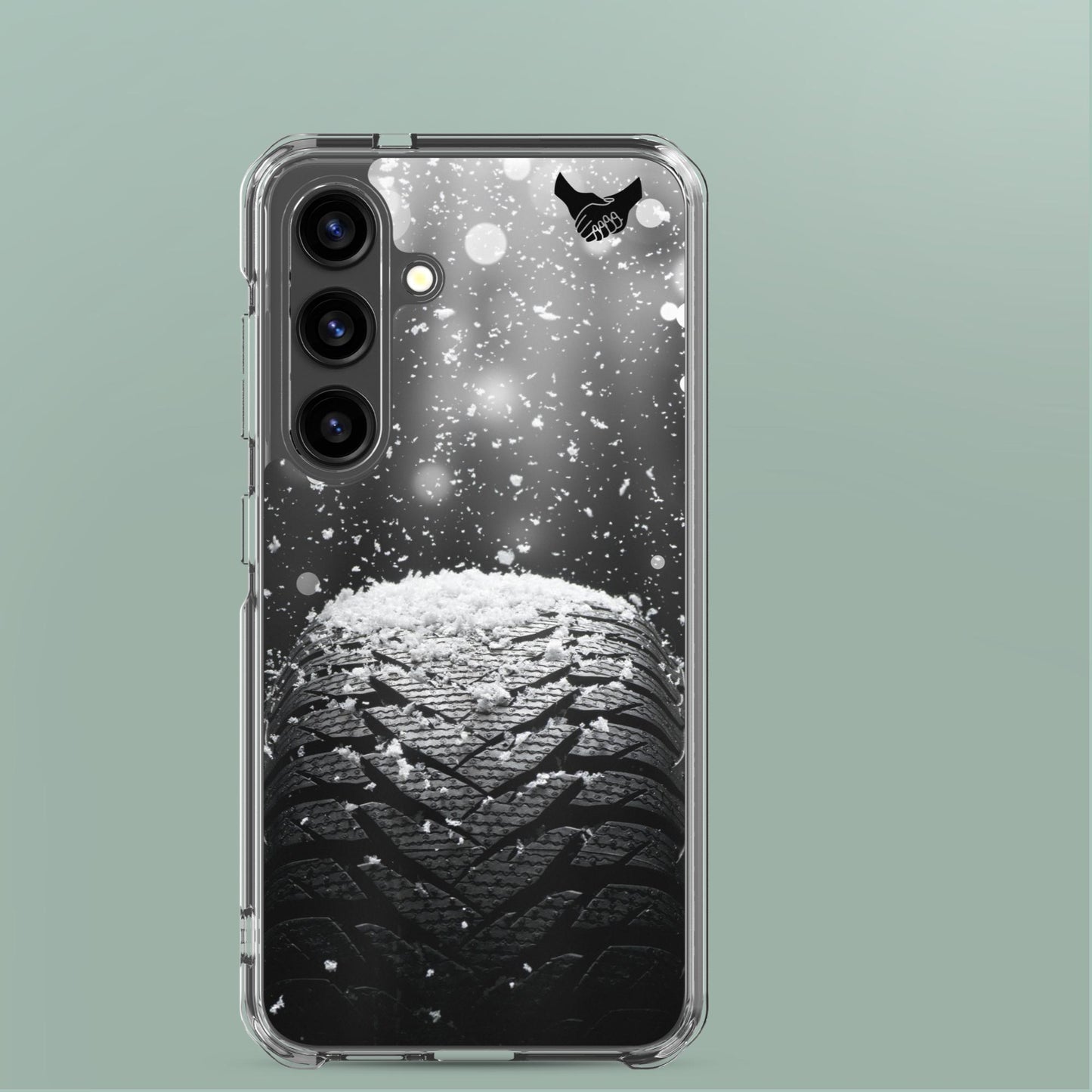 Samsung® s24 clear case designed with shockproof corners