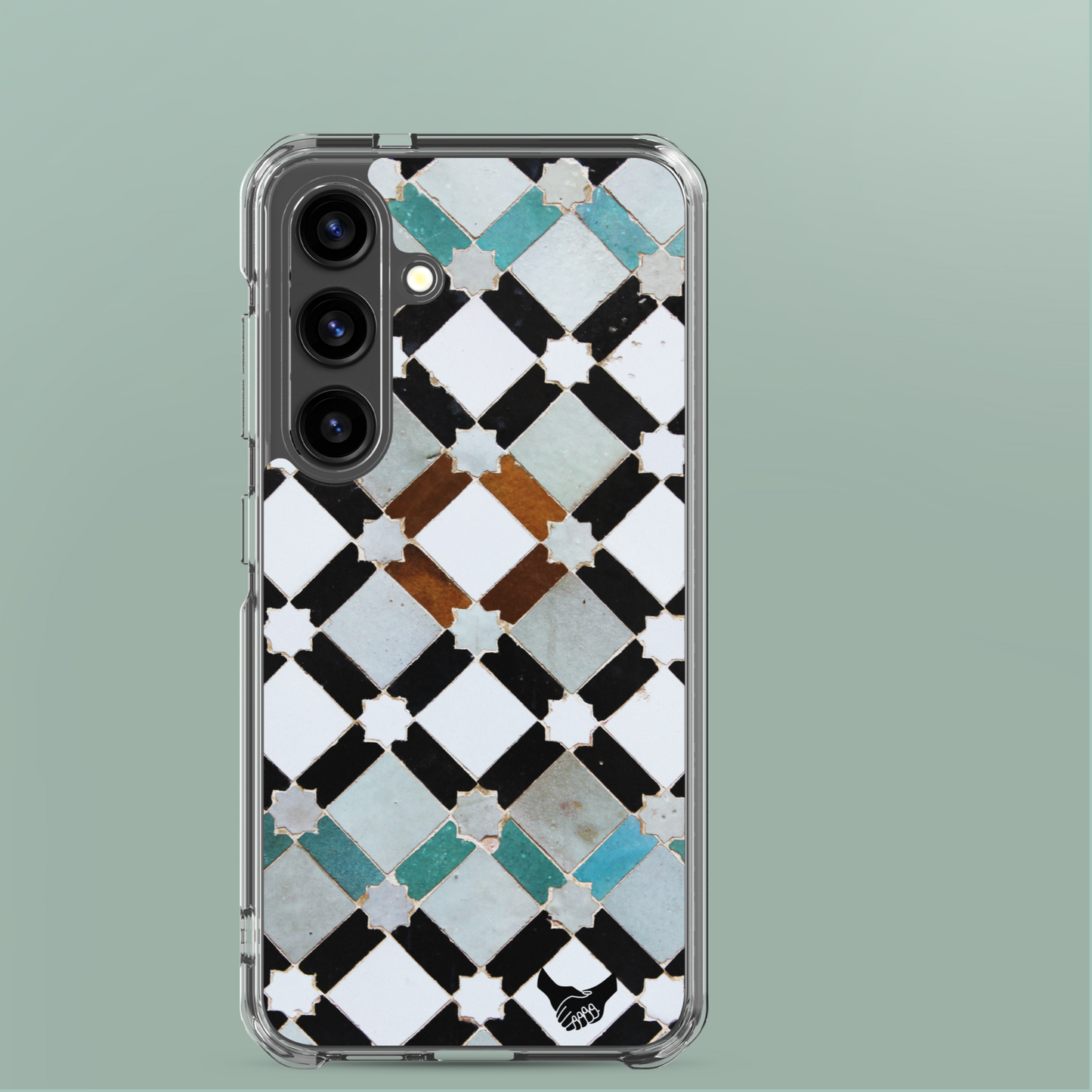 Samsung® s24 clear case designed with shockproof corners