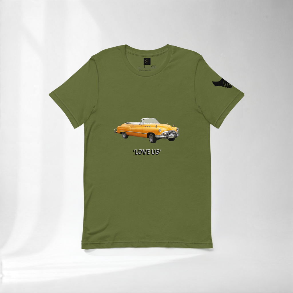 (Olive) Casual T-shirt for daily wear