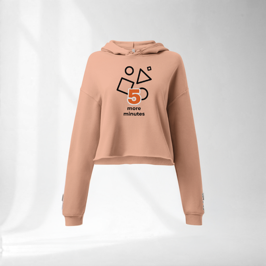 Cropped Hoodie for Women – Peach