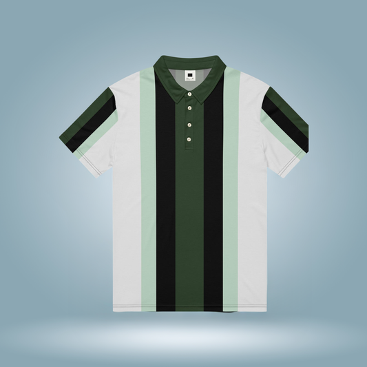 Men's Slim Fit Polo(Green)