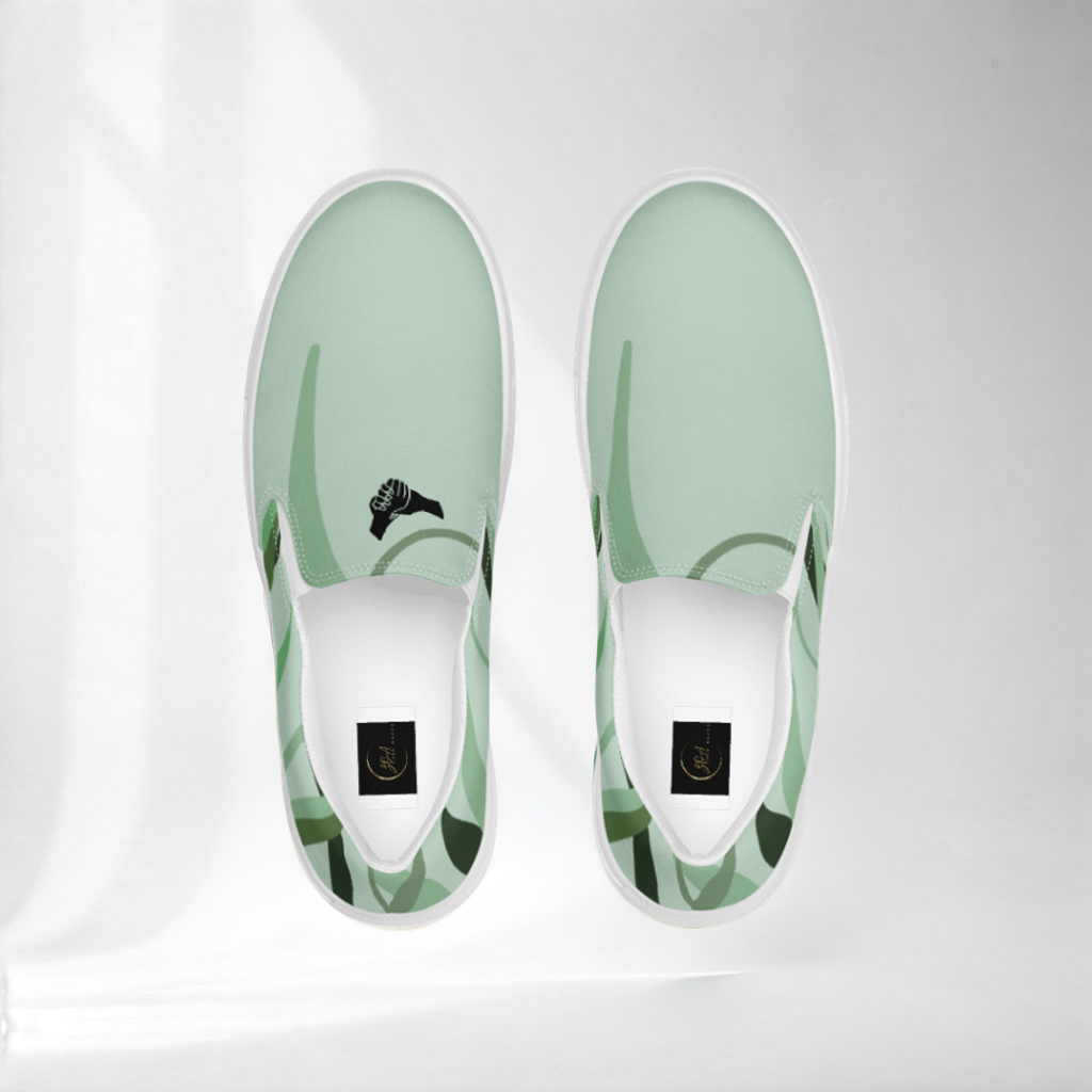 Women's Slip-on Canvas Shoes (Grass)