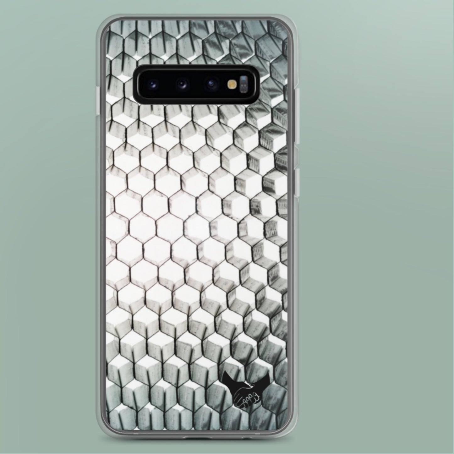 Samsung® s10+ clear case designed with shockproof corners